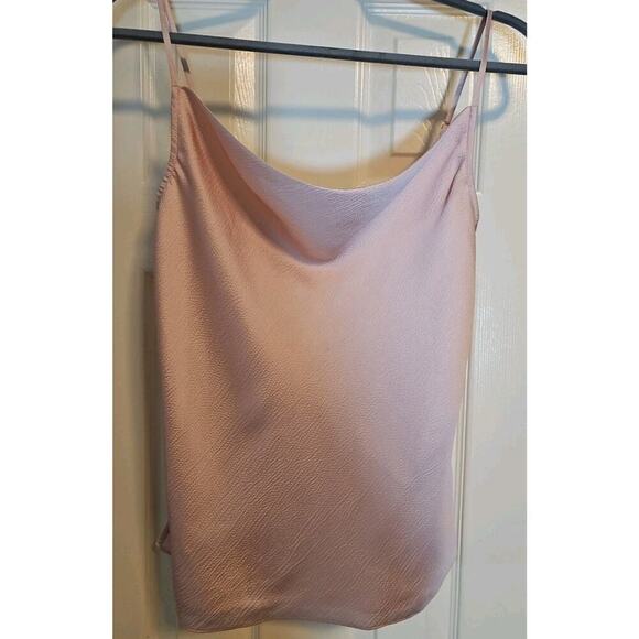 TED BAKER LONDON Sz 1 (XS) Dusty Pink Scoop Neckline Camisole Tank Top New - Picture 1 of 9